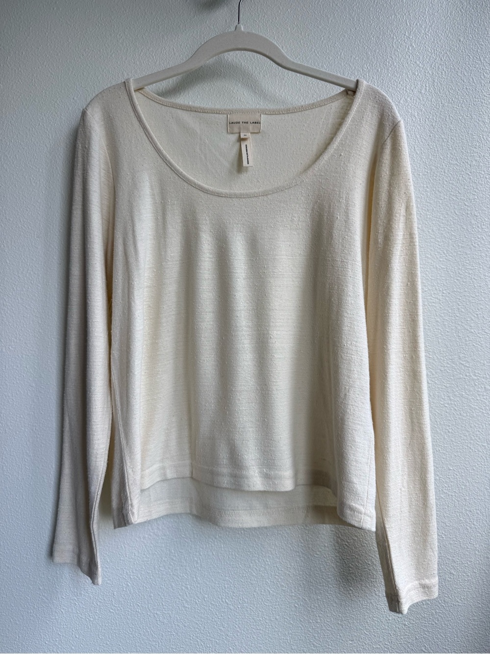 LAUDE the Label ballet scoop neck top